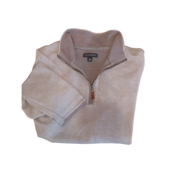 Banana Republic Men's Half Zip Sweater Cardigan Grey XL Heritage Normcore Fall - Picture 8 of 16